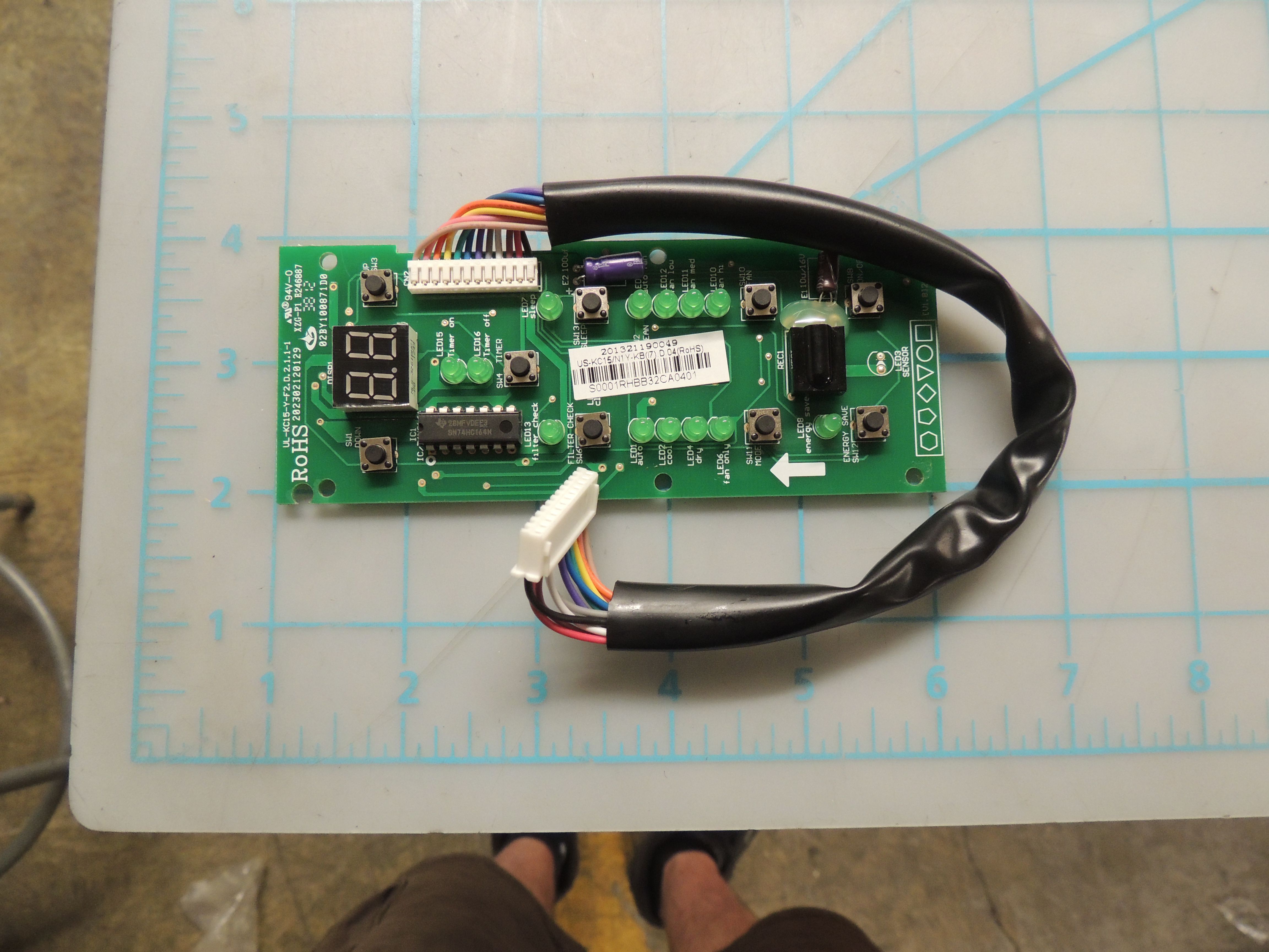 DAC Display board assembly
