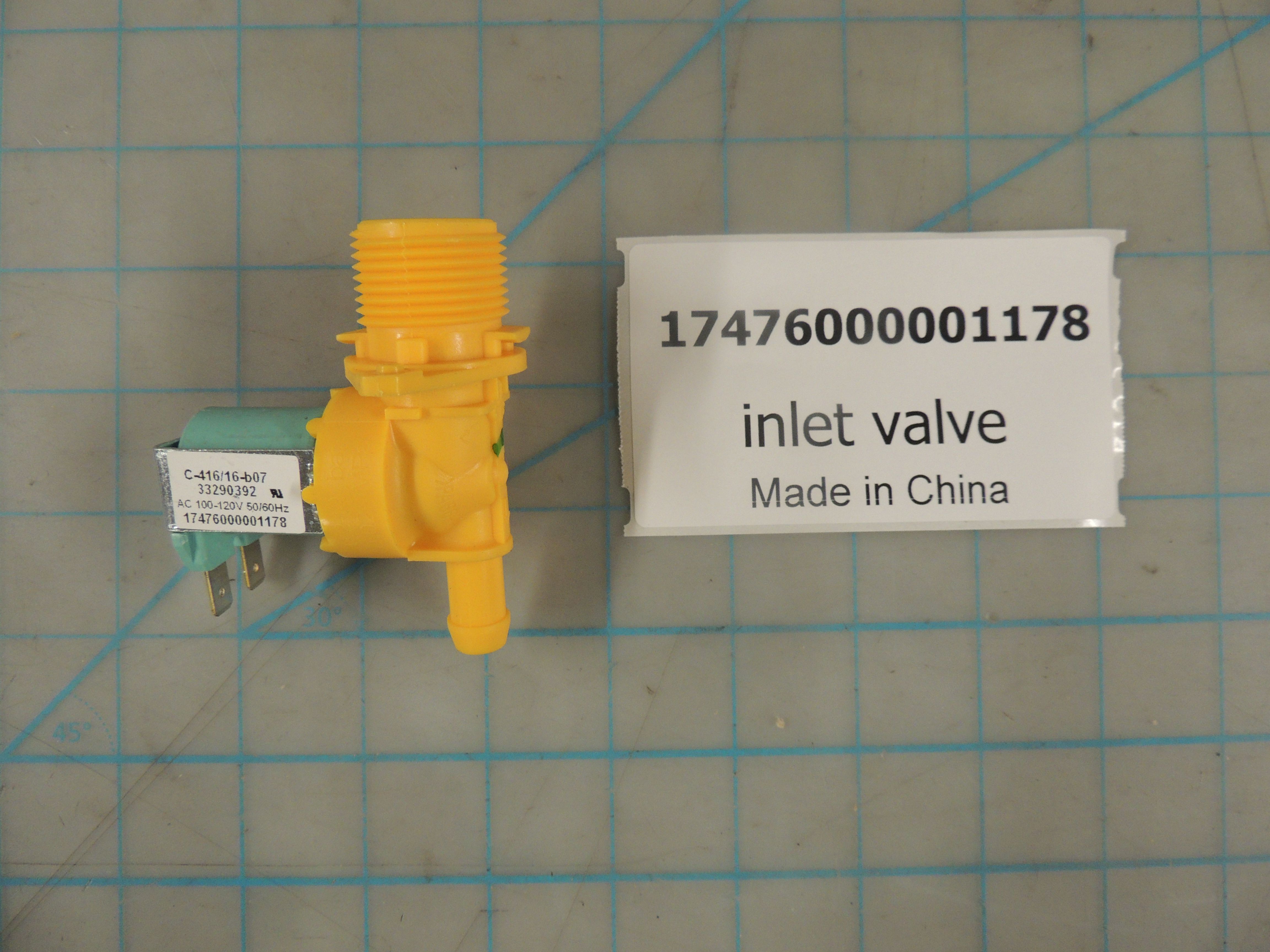 inlet valve