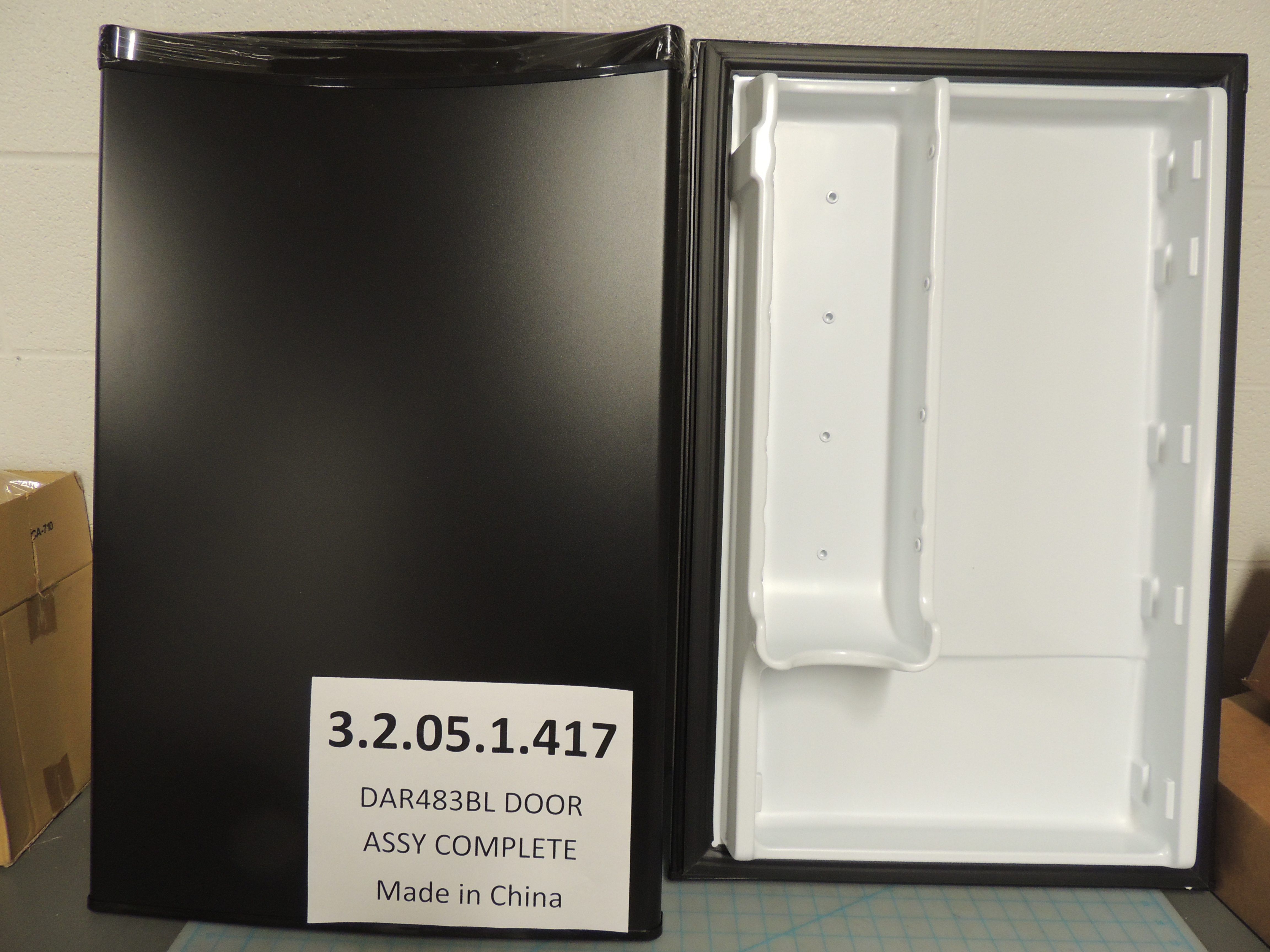 DAR483BL DOOR ASSY COMPLETE