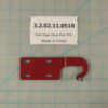 Right Upper Hinge Plate RED
