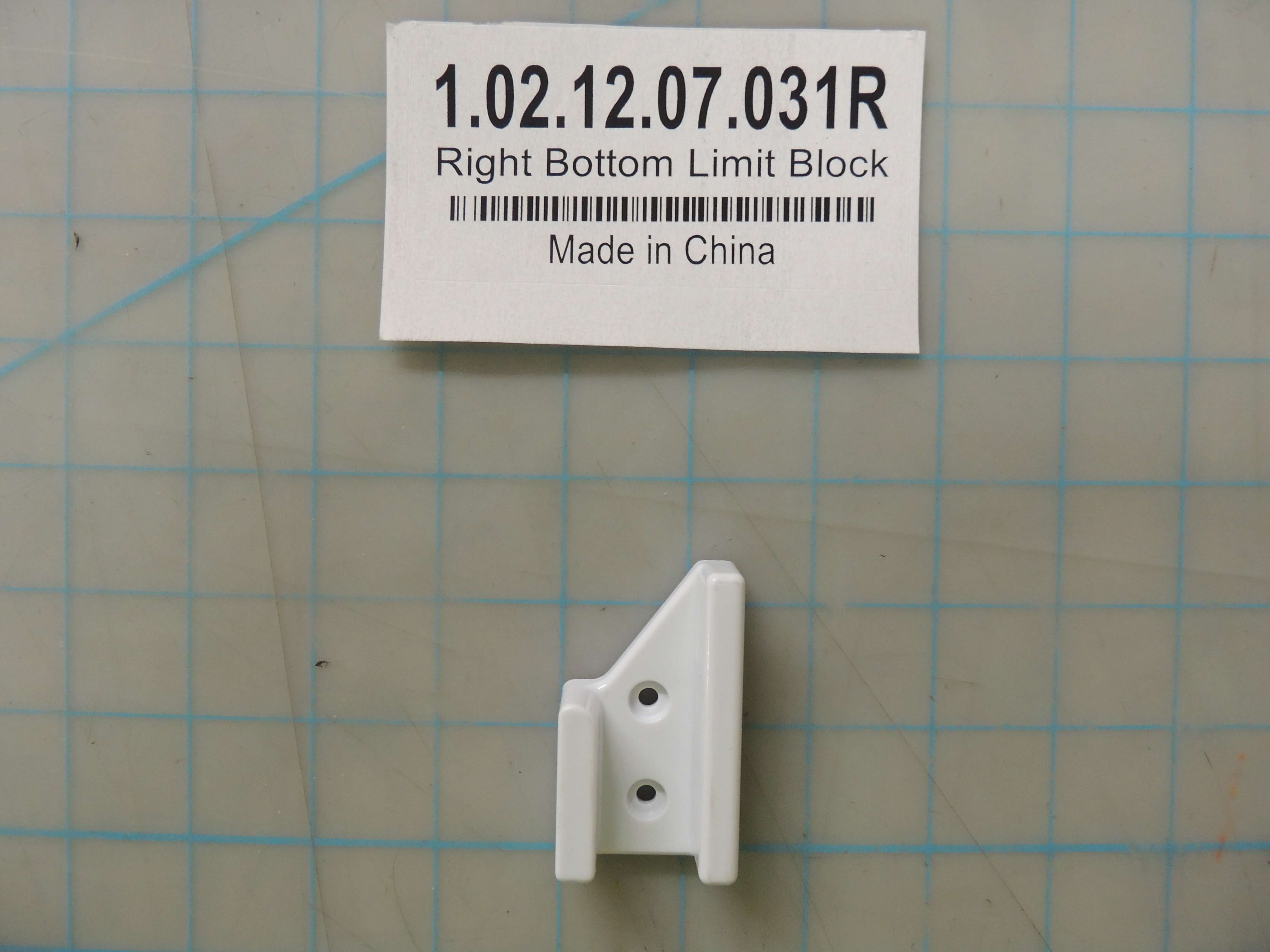 Right Bottom Limit Block